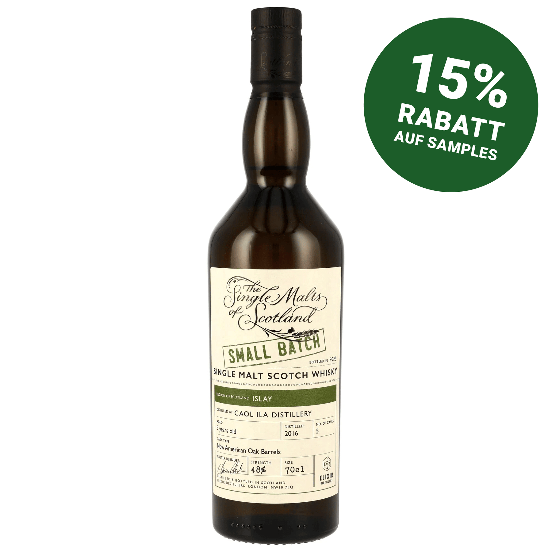 Caol Ila 2016/2025 - 9 Jahre - New American Oak Barrels - Small Batch - The Single Malts of Scotland