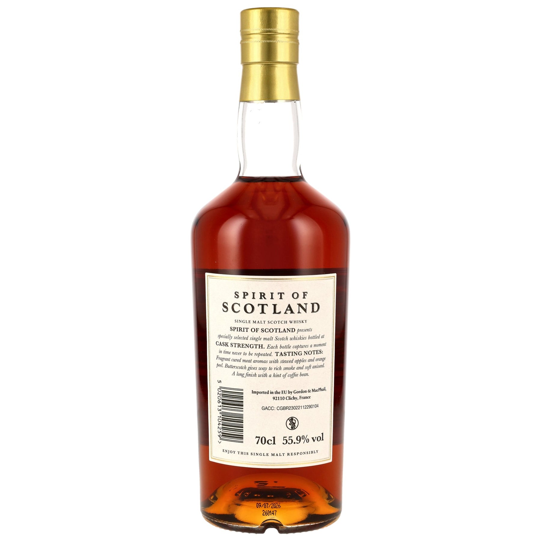 Caol Ila 2012/2026 - 14 Jahre - 1st Fill Sherry Hogshead - Fassnummer 311512 - Spirit of Scotland - Gordon & MacPhail