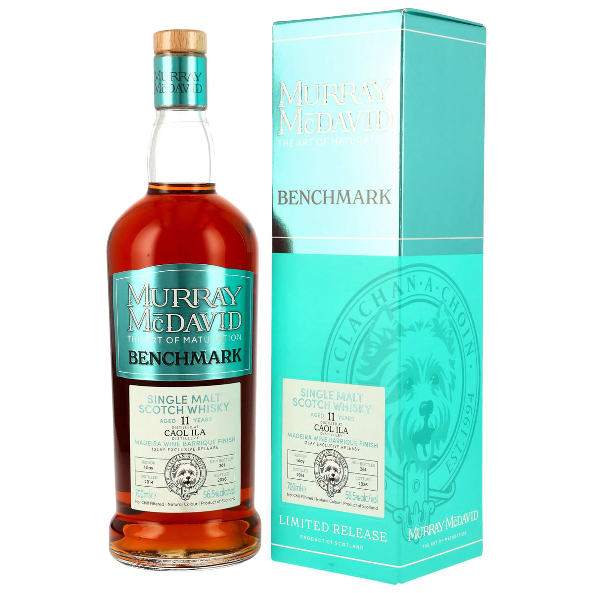 Caol Ila 2014/2026 - 11 Jahre - Madeira Wine Barrique Finish - Fassnummer 2100638 - Murray McDavid