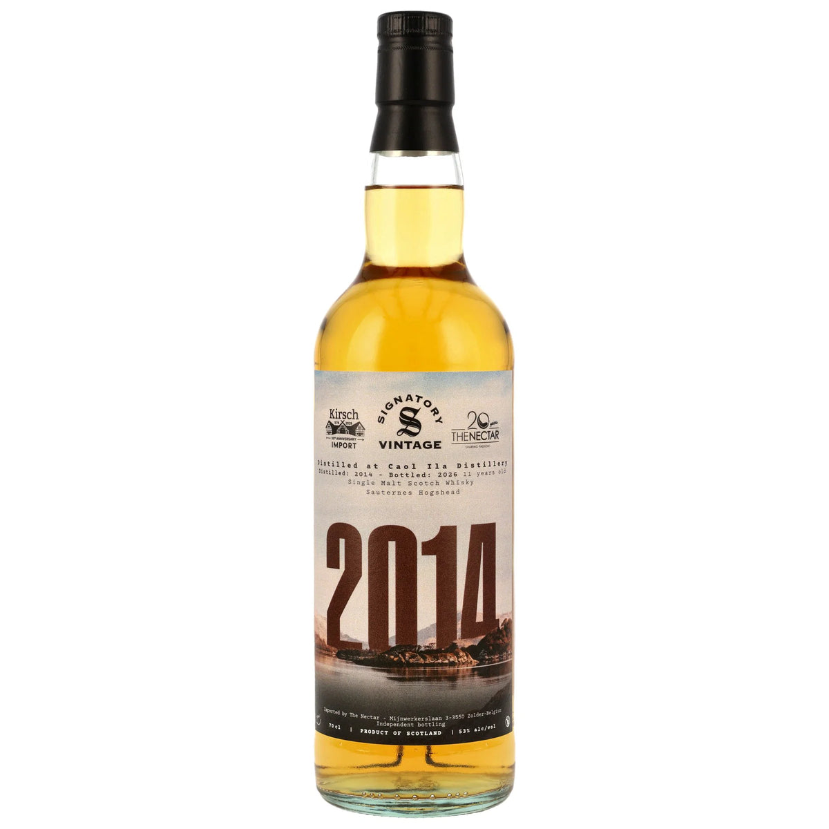 Caol Ila 2014/2026 - 11 Jahre - Sauternes Hogshead - Fassnummer 7 - Nectar & Kirsch