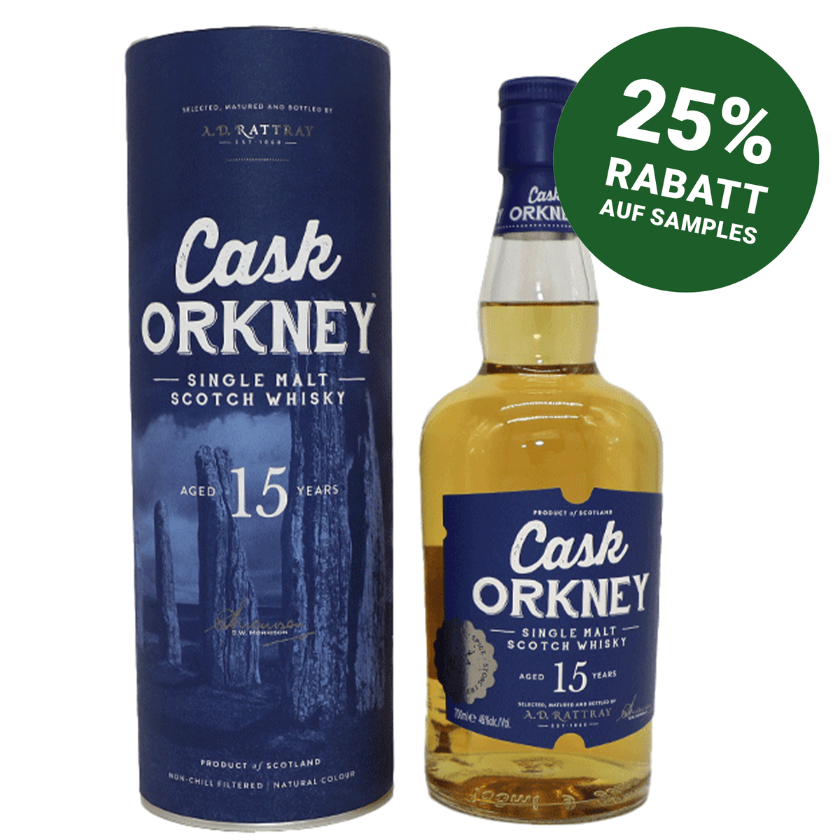Cask Orkney Single Malt 15 Jahre - A.D.Rattray