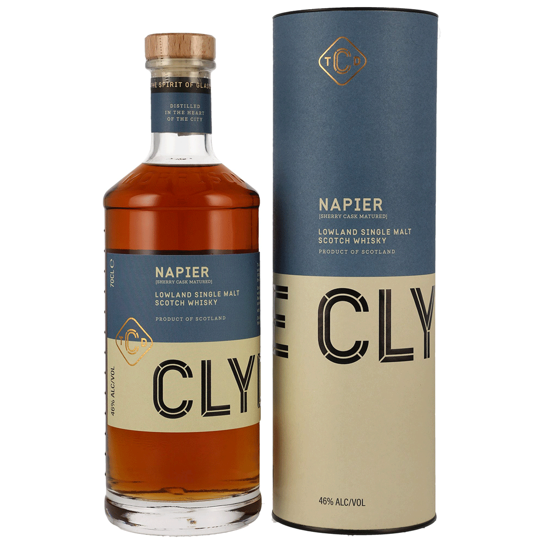 Clydeside Napier - 6 Jahre - Olororso Sherry Cask Matured - Lowland Single Malt Scotch Whisky