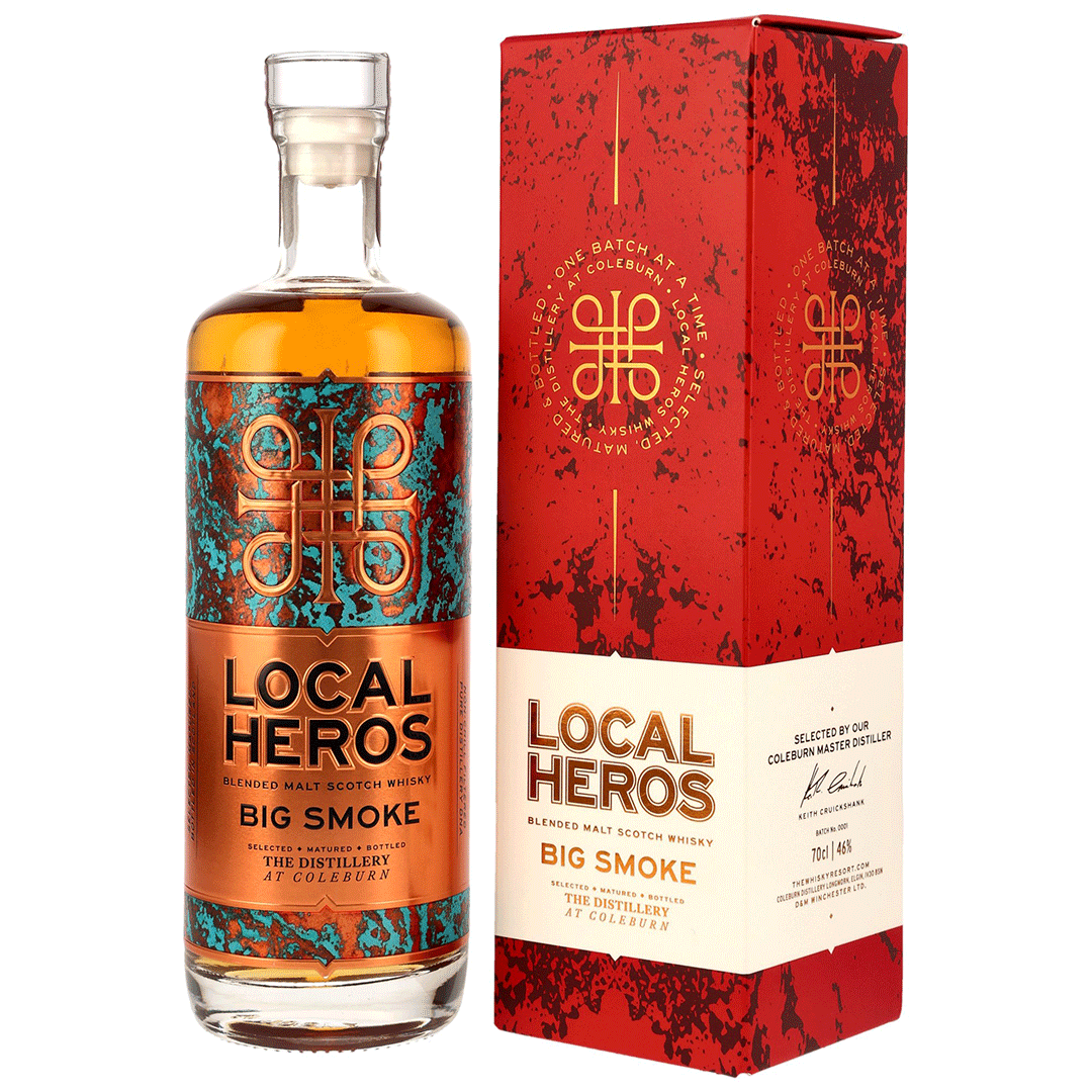 Coleburn Local Heros Big Smoke - Blended Malt Scotch Whisky