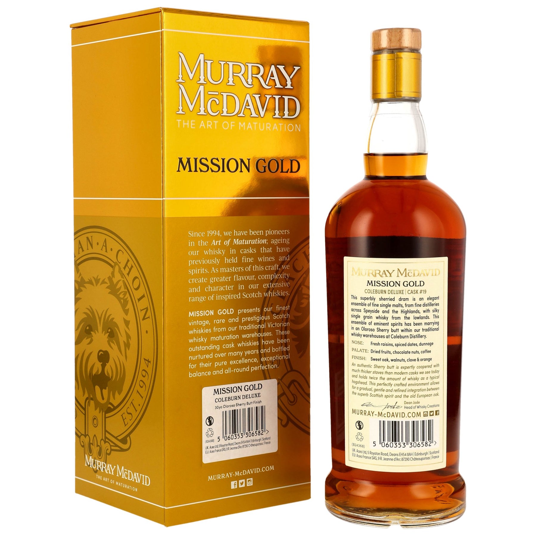 Coleburn Deluxe 30 Jahre - Oloroso Sherry Butt Finish - Murray McDavid - Blended Scotch Whisky