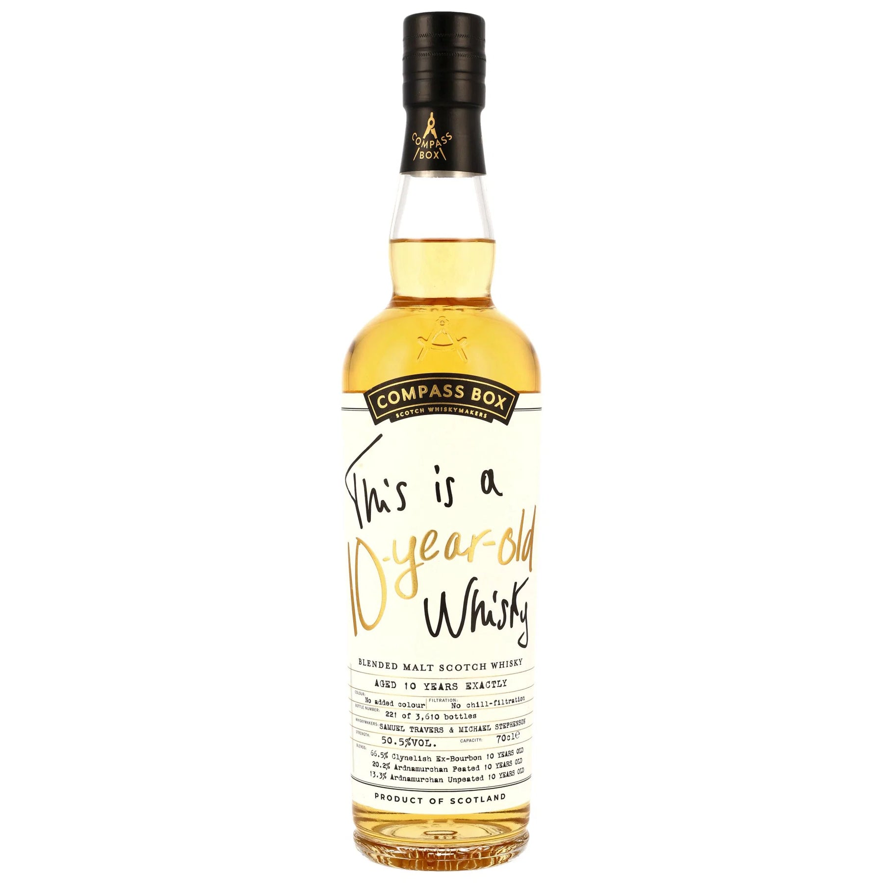 Compass Box - This is a 10-Year-Old Whisky - Blended Malt Scotch Whisky