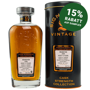 Deanston 2008/2022 - Cask Strength Collection - Cask 900077 - Signatory Vintage