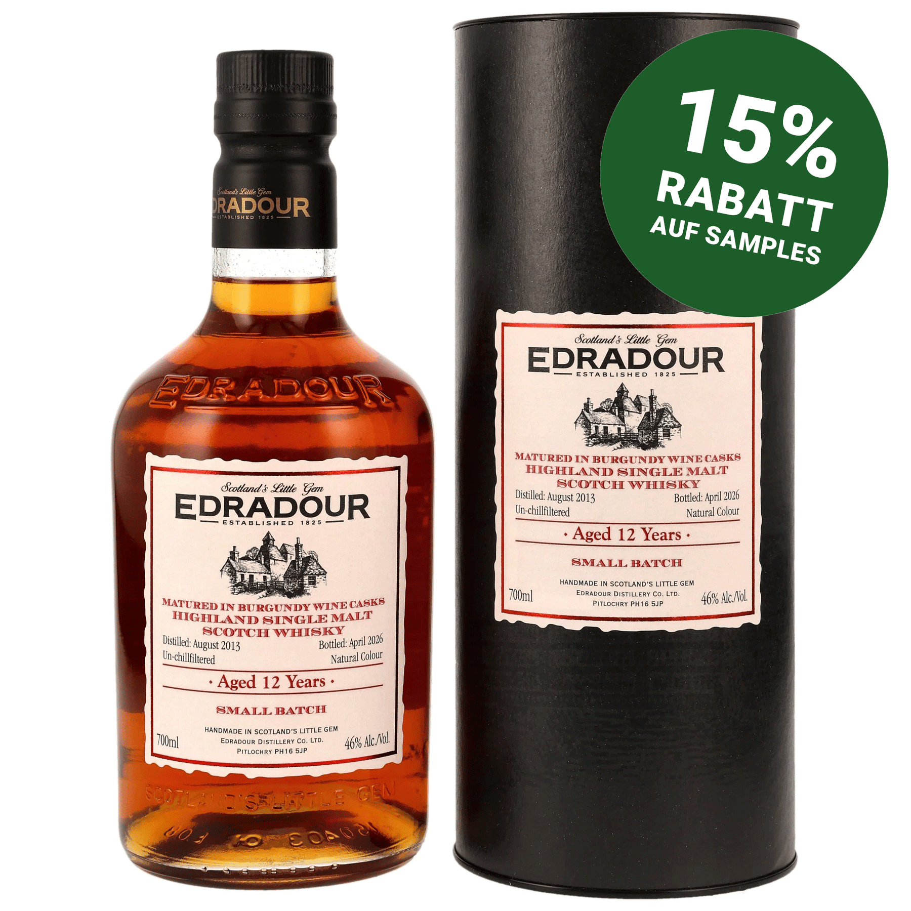 Edradour 2013/2026 - 12 Jahre - 1st Fill Burgundy Wine Casks - Small Batch