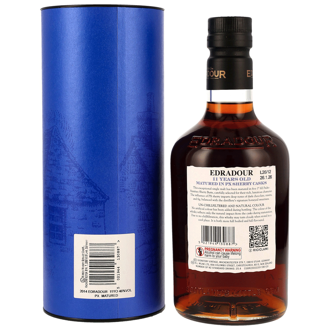 Edradour 2014/2026 - 11 Jahre - 1st Fill PX Sherry Casks - 200th Anniversary