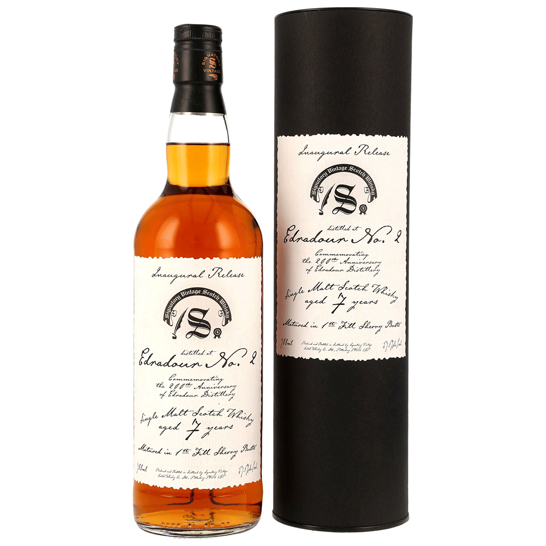 Edradour No.2 - 2018/2025 - 7 Jahre - 1st Fill Sherry Butts - Inaugural Release