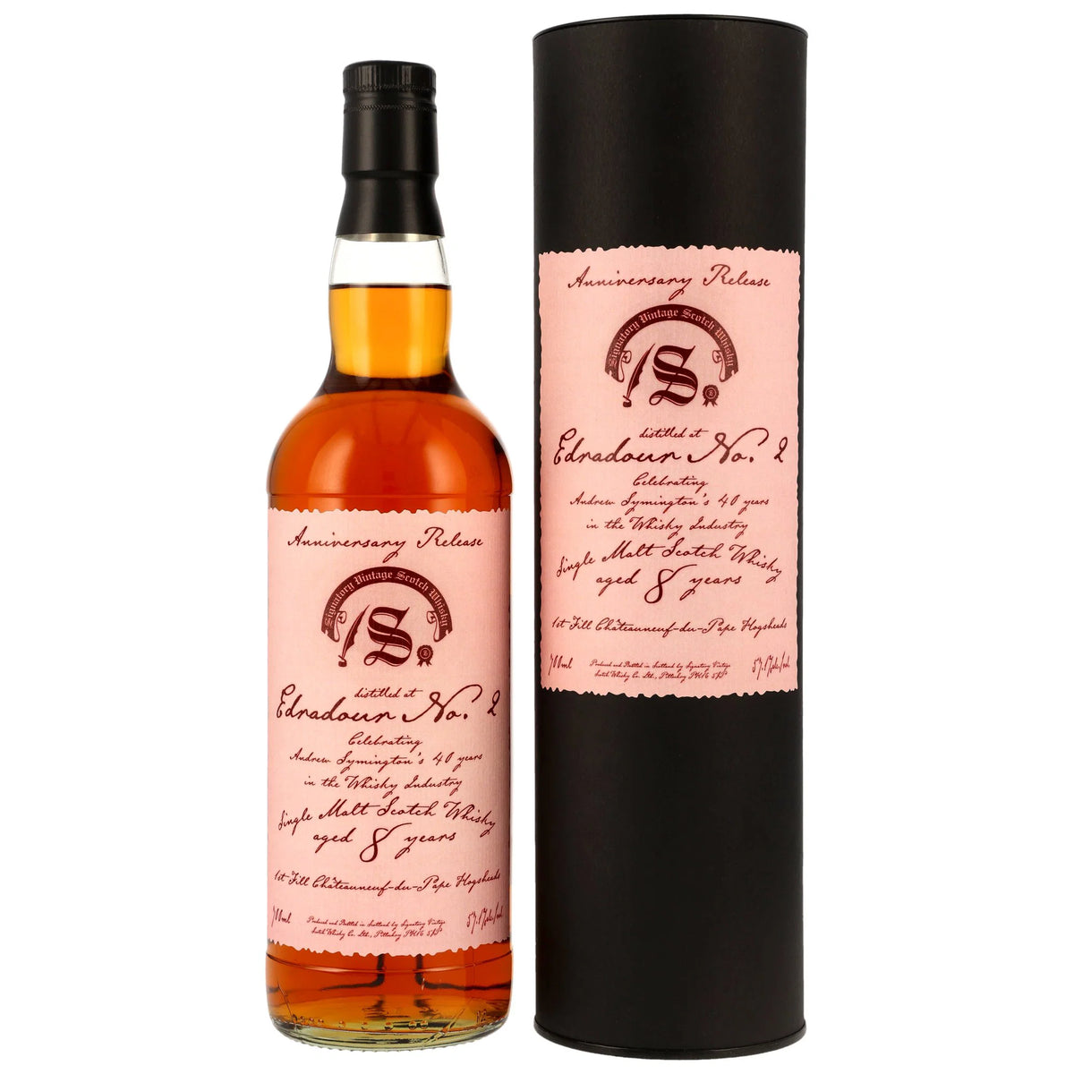 Edradour No.2 - 2018/2026 - 8 Jahre - 1st Fill Châteauneuf-du-Pape Hogsheads - Anniversary Release