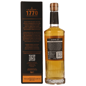 Glasgow 1770 - 2018/2023 - 5 Jahre - Triple Distilled Cognac Cask Finish - Fassnummer 18/965, 18/966+18/967