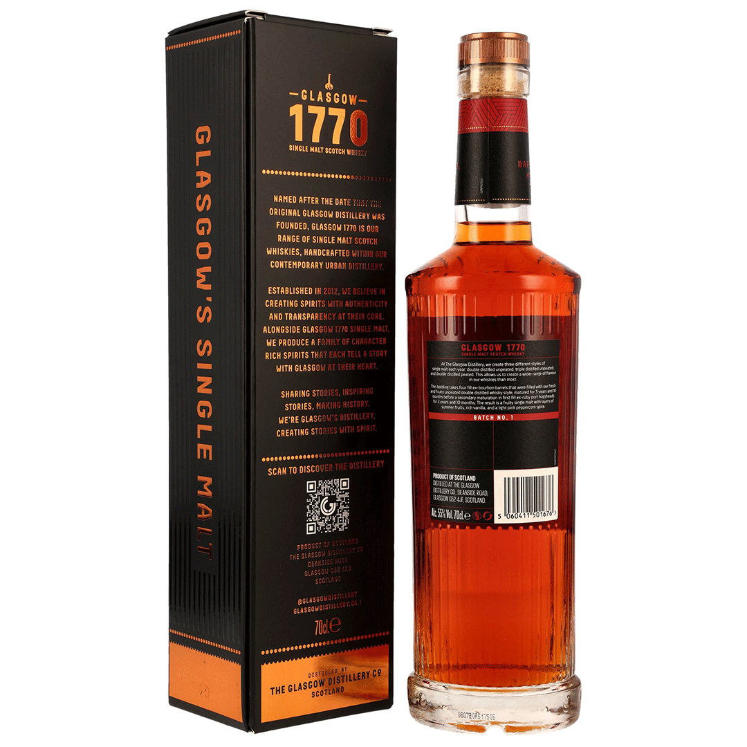 Glasgow 1770 - 2018/2025 - 6 Jahre - Ruby Port Cask Finish