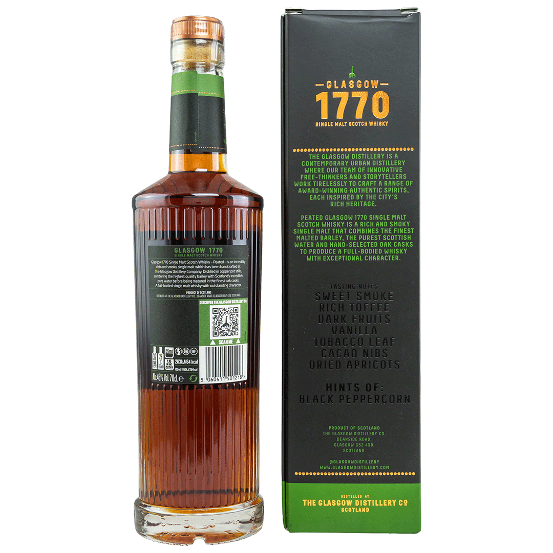 Glasgow 1770 - Peated - Rich & Smoky