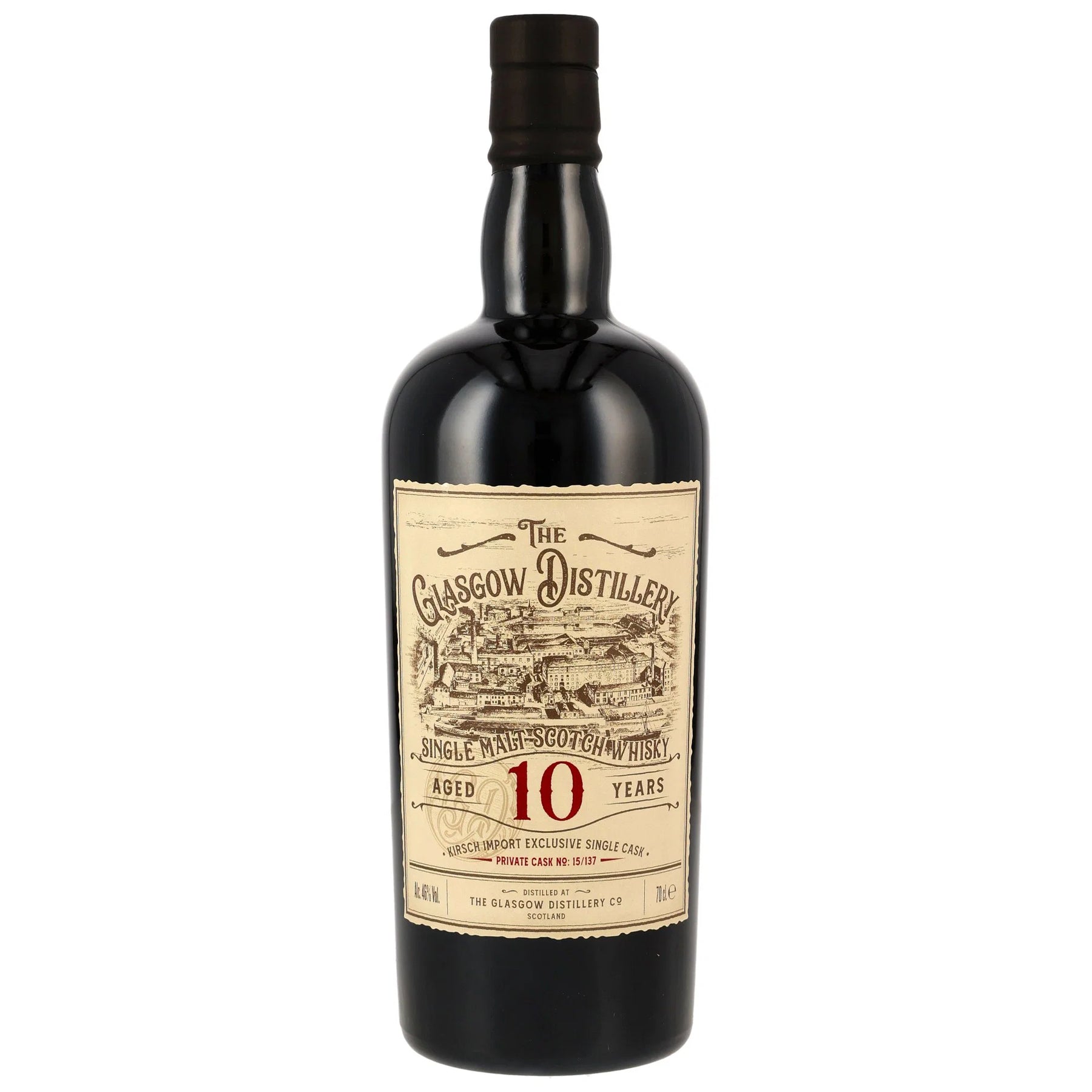 1770 Glasgow 2015/2026 - 10 Jahre - Oloroso Sherry Butt - Fassnummer 15/137 - Kirsch Import Exclusive Single Cask