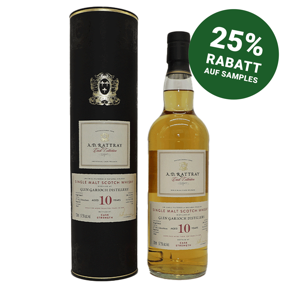 Glen Garioch 2011/2022 - 10 Jahre - 1st Fill Bourbon Barrel - Fassnummer 3968 - A.D.Rattray