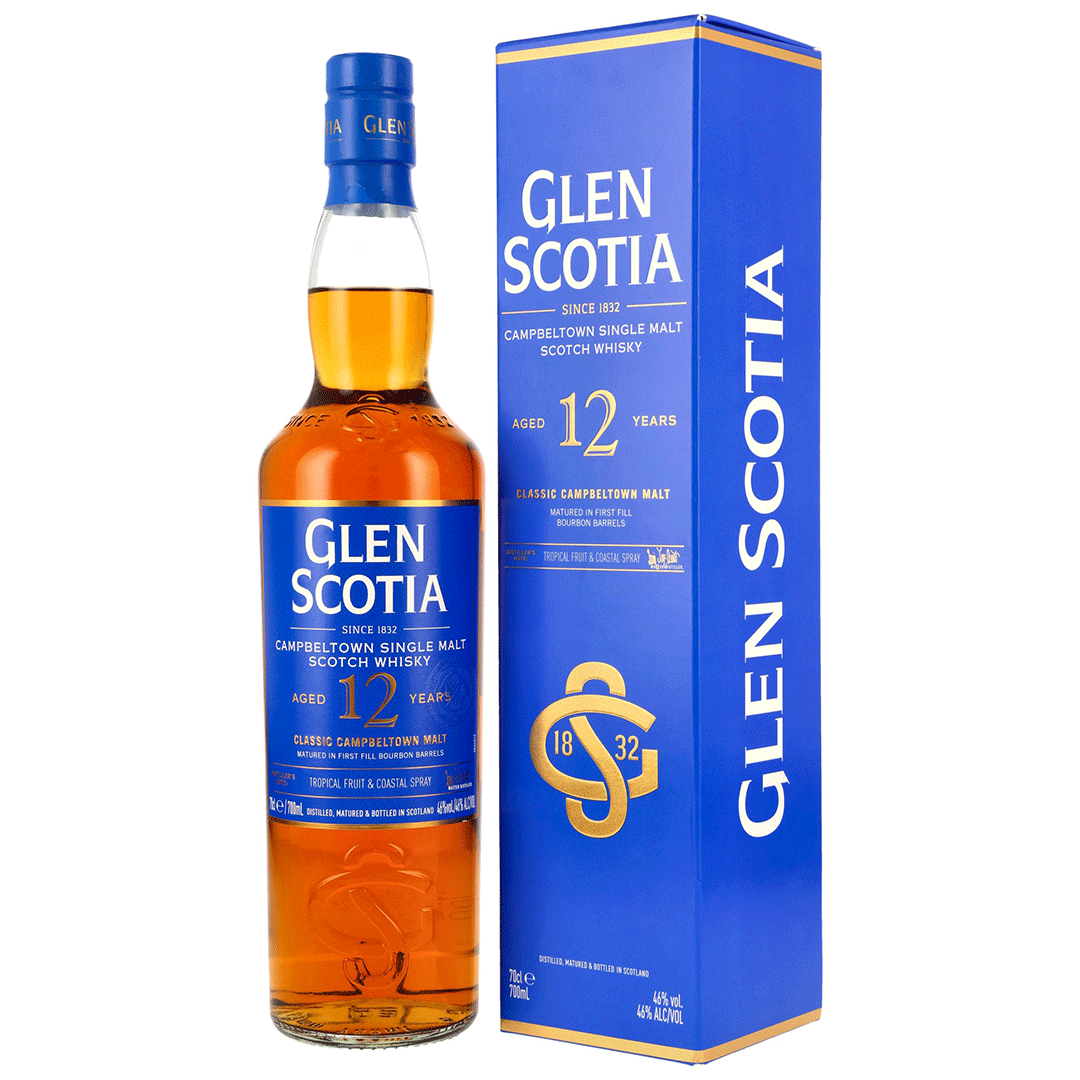 Glen Scotia 12 Jahre - 1st Fill Bourbon Casks - Campbeltown Single Malt Scotch Whisky