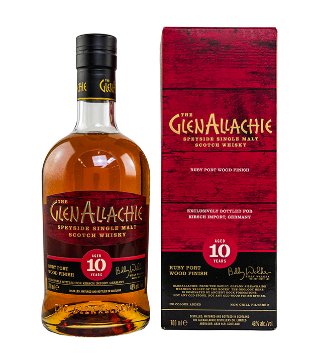 GlenAllachie 10 Jahre - Ruby Port Wood Finish - Germany Exclusive