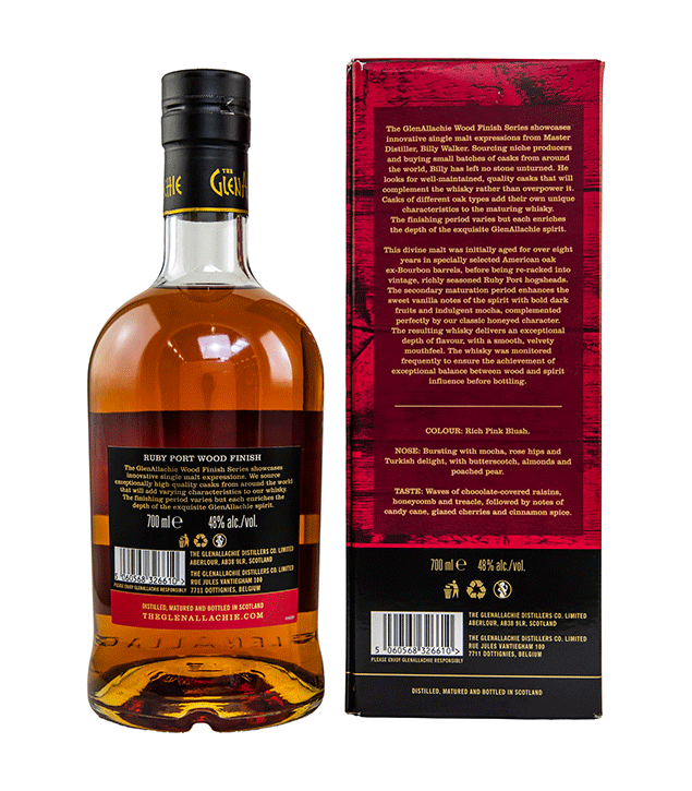 GlenAllachie 10 Jahre - Ruby Port Wood Finish - Germany Exclusive