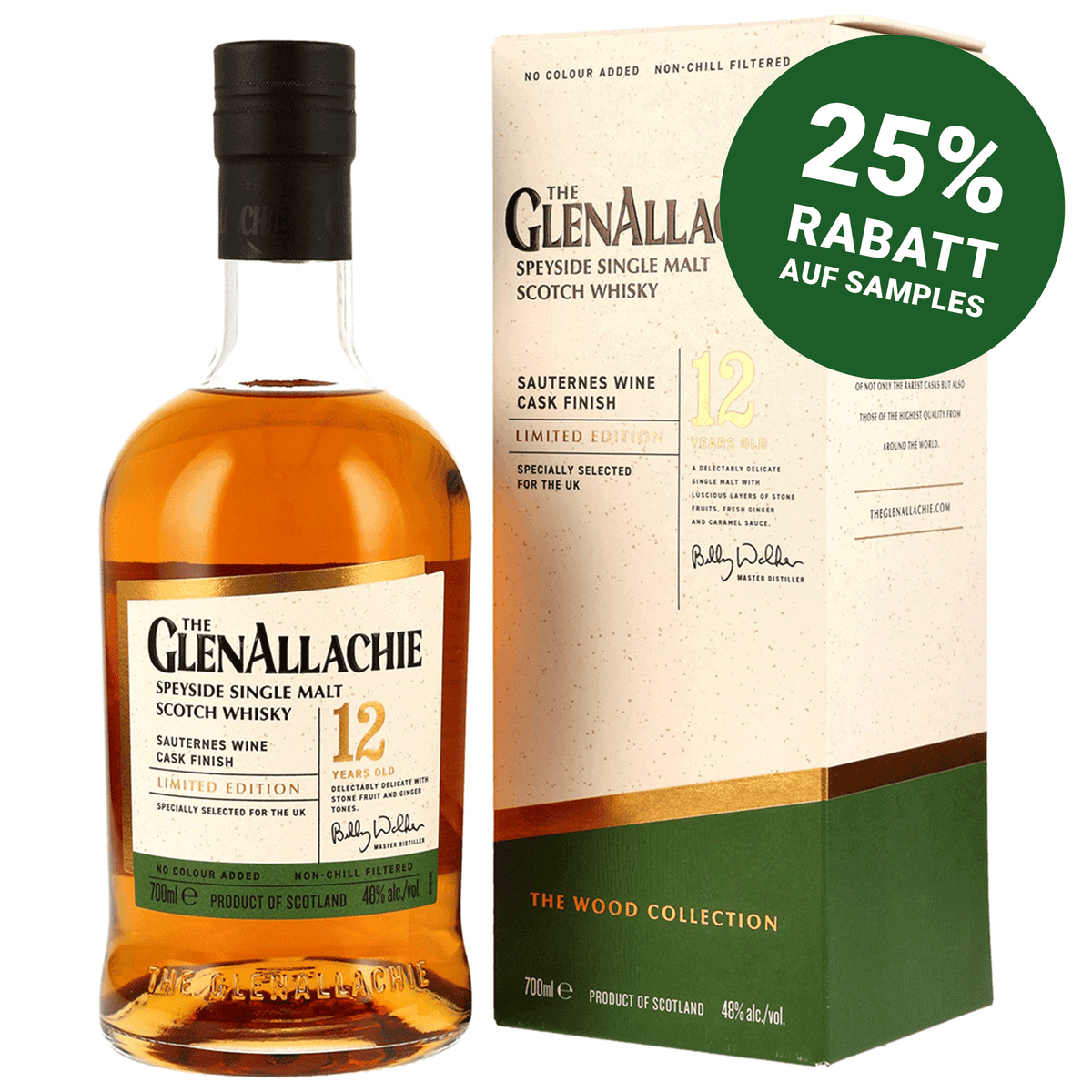GlenAllachie 12 Jahre - Sauternes Wine Cask Finish