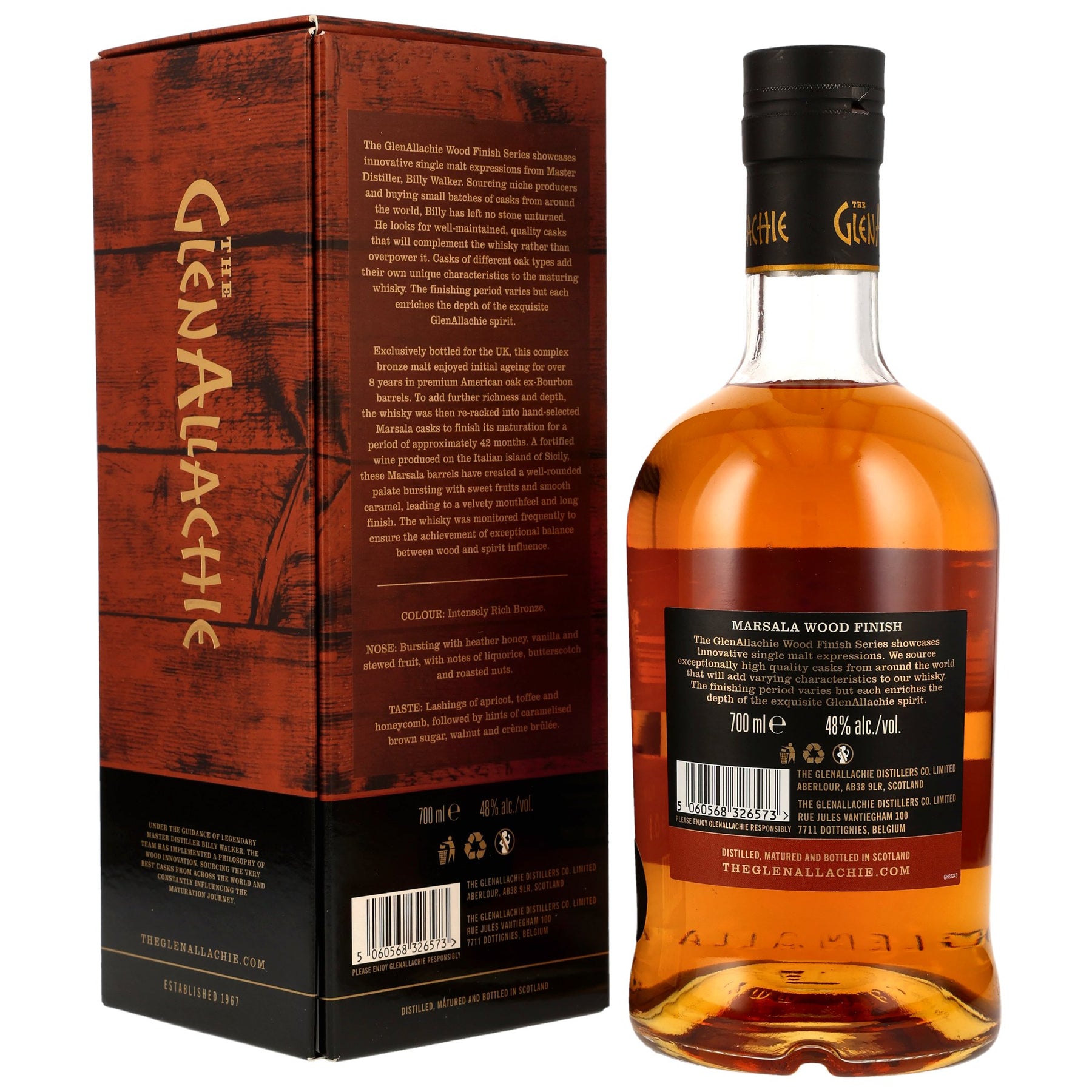 GlenAllachie 11 Jahre - Marsala Wood Finish