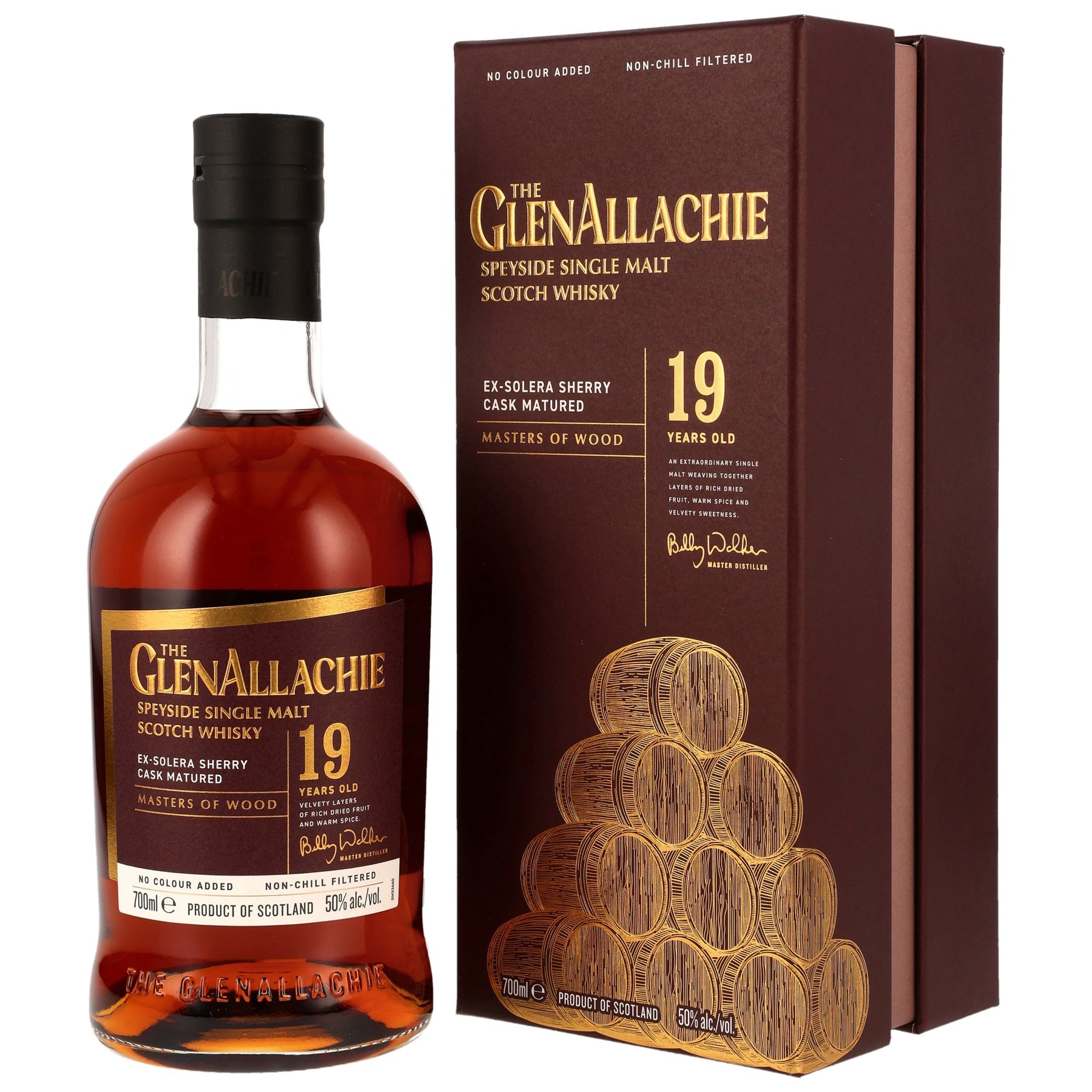 GlenAllachie 19 Jahre - Ex-Solera Sherry Cask - Masters of Wood