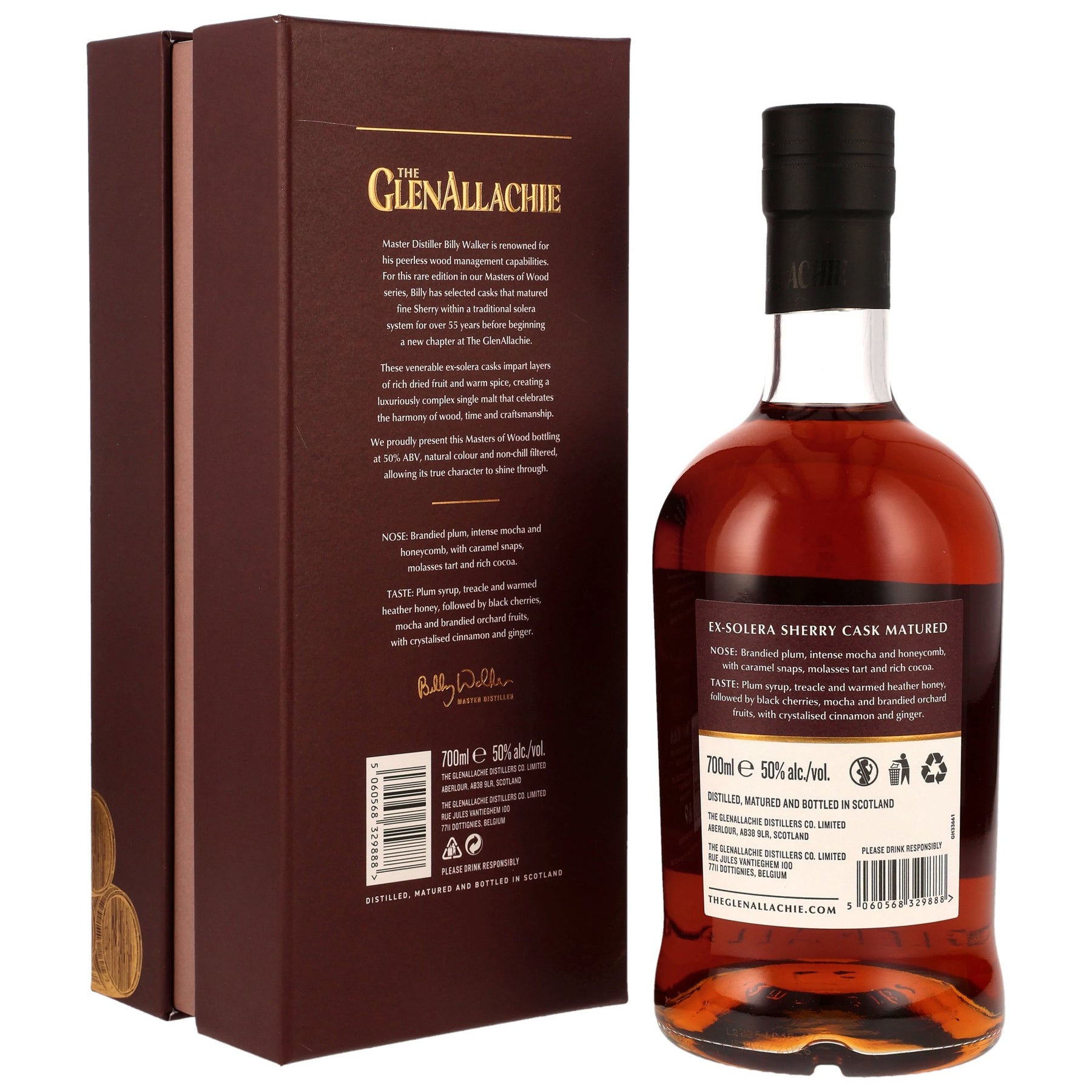 GlenAllachie 19 Jahre - Ex-Solera Sherry Cask - Masters of Wood