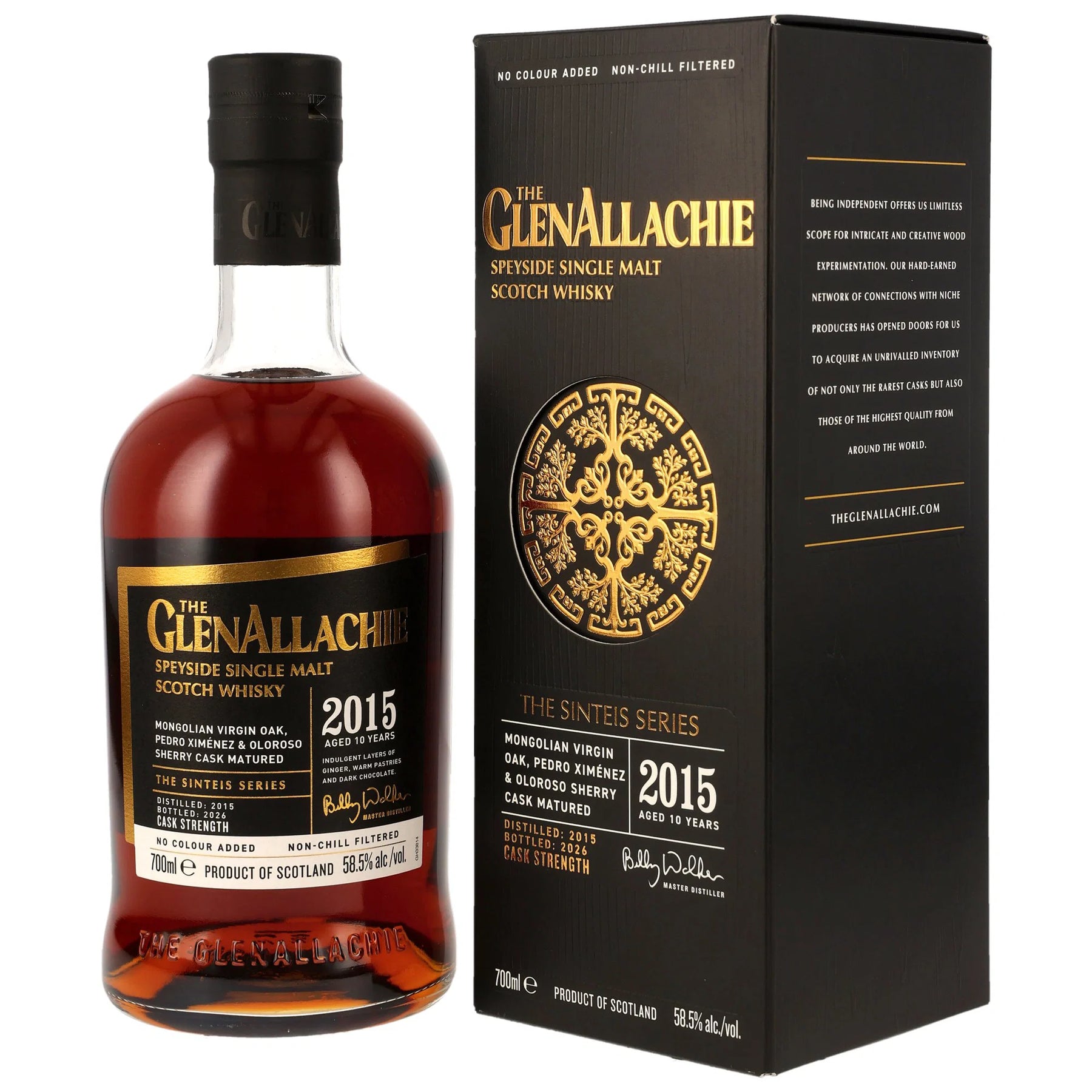 GlenAllachie 2015/2026 - 10 Jahre - Sinteis Series Part IV - Mongolian Virgin Oak, PX & Oloroso Sherry Casks