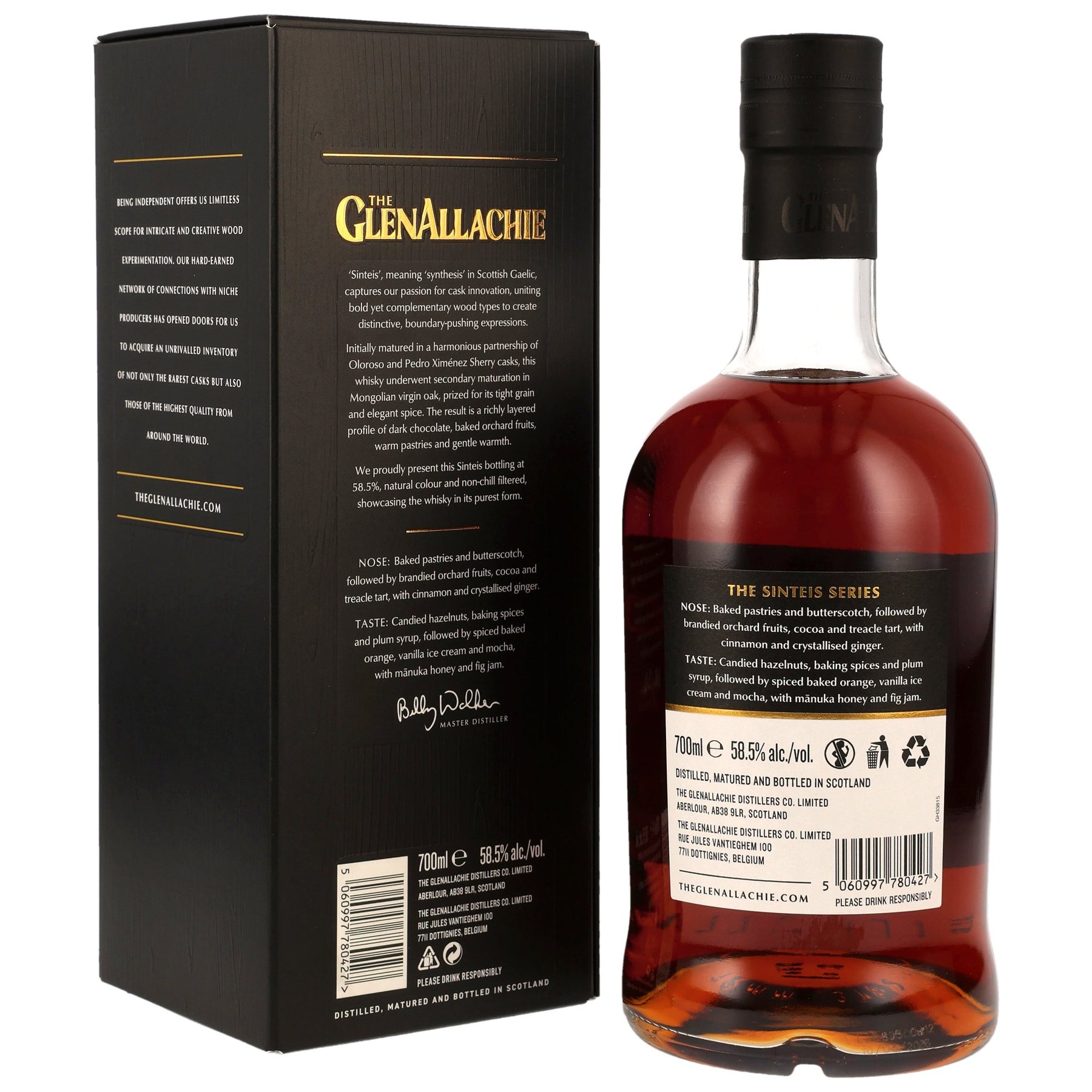 GlenAllachie 2015/2026 - 10 Jahre - Sinteis Series Part IV - Mongolian Virgin Oak, PX & Oloroso Sherry Casks