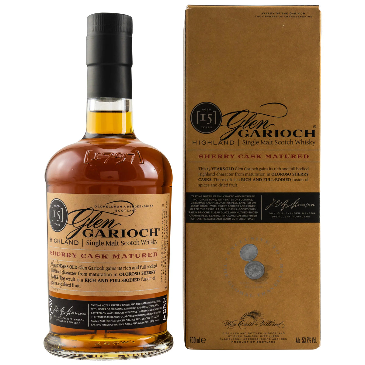 Glen Garioch 15  Jahre - Sherry Cask Matured