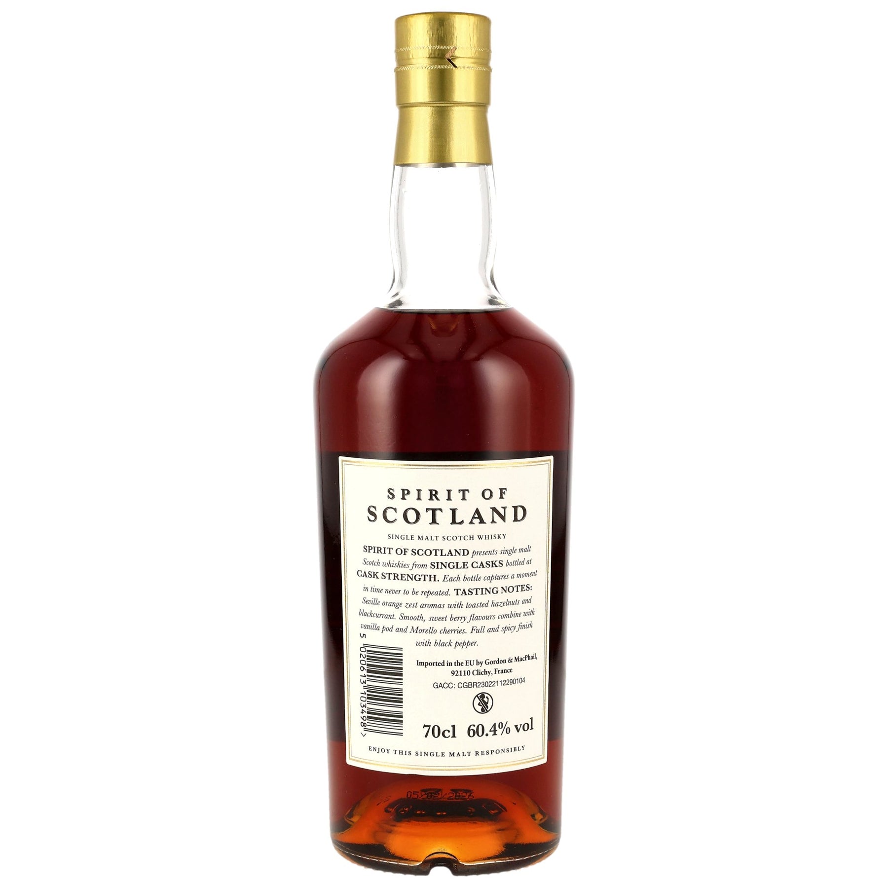 Glen Moray 2013/2026 - 12 Jahre - 1st Fill Sherry Hogshead - Fassnummer 2848 - Spirit of Scotland - Gordon & MacPhail