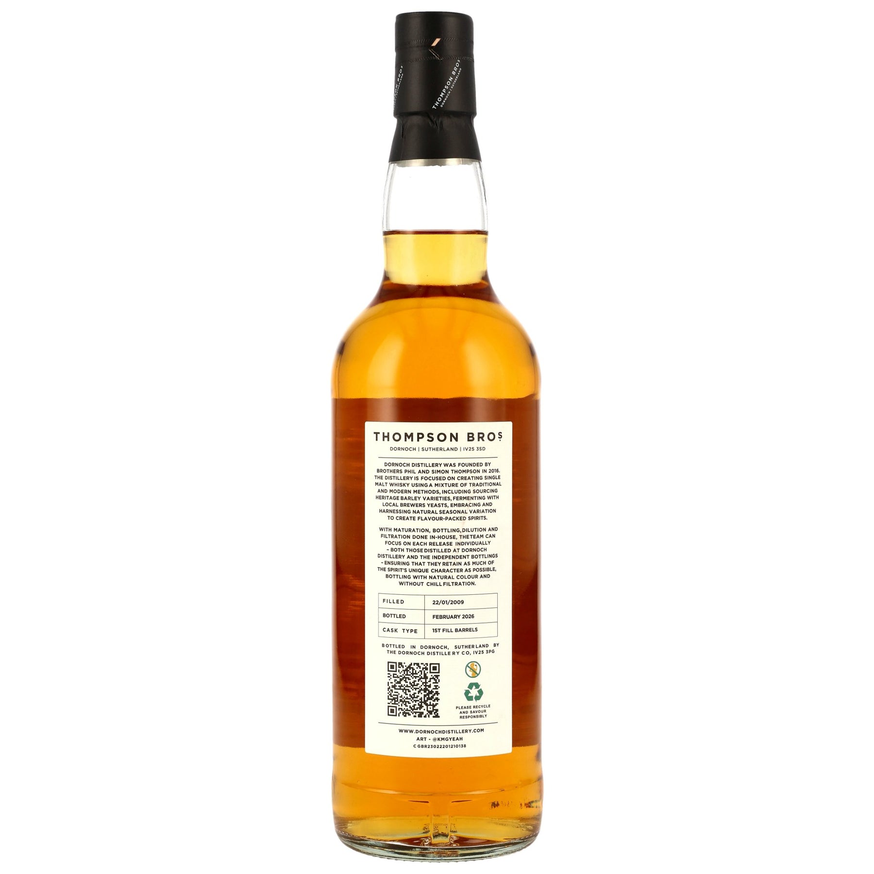 Glenburgie 2009/2026 - 17 Jahre - Single Malt Scotch Whisky - Thompson Bros.