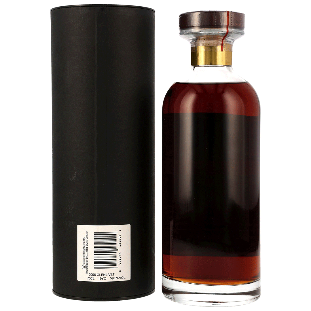 Glenlivet 2006/2026 - 19 Jahre - 1st Fill Oloroso Sherry Hogshead- Fassnummer 900626 - Signatory Cask Strength Ibisco Decanter