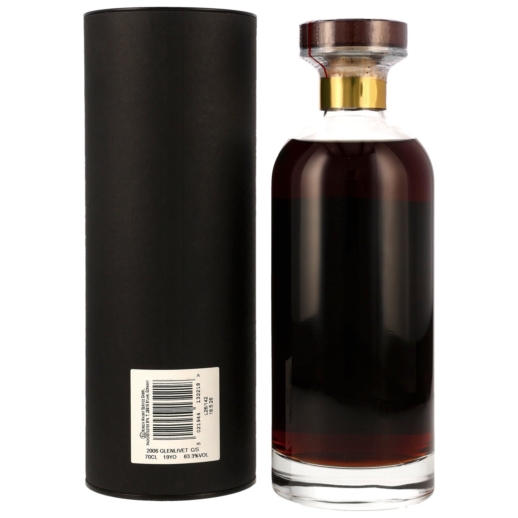 Glenlivet 2006/2026 - 19 Jahre - 1st Fill Oloroso Sherry Hogshead - Fassnummer 900627 - Signatory Cask Strength - Ibisco Decanter