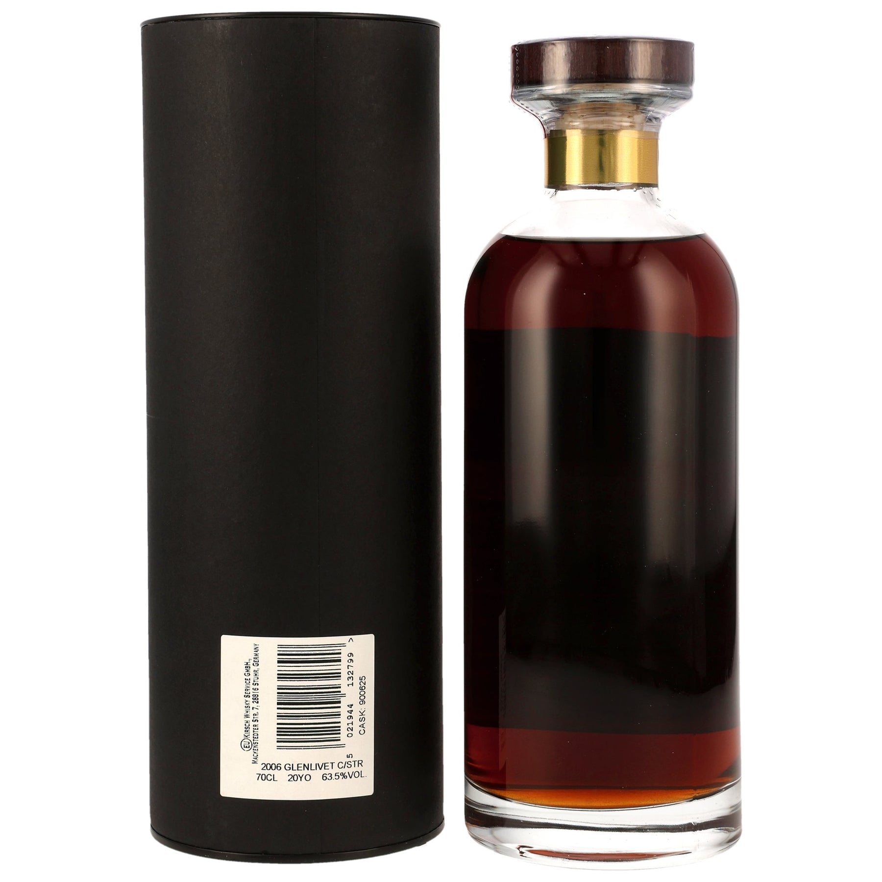 Glenlivet 2006/2026 - 20 Jahre - 1st Fill Oloroso Sherry Hogshead - Fassnummer 900625 - Signatory Cask Strength - Ibisco Decanter