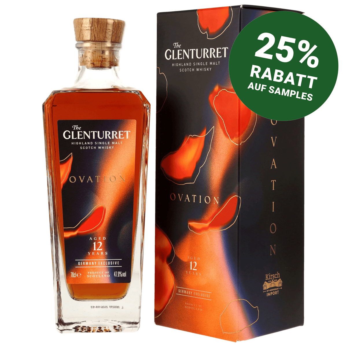 Glenturret Ovation - 12 Jahre - Germany Exclusive - Highland Single Malt Scotch Whisky