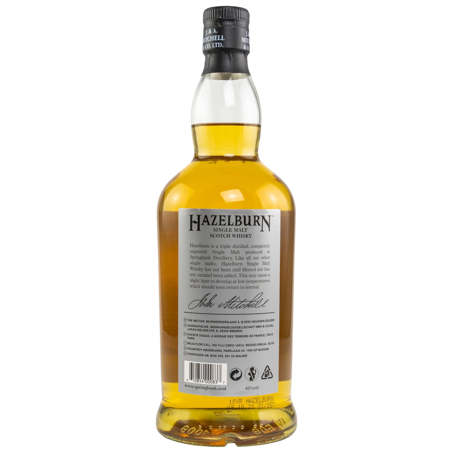 Hazelburn 10 Jahre - Campbeltown Single Malt Scotch Whisky