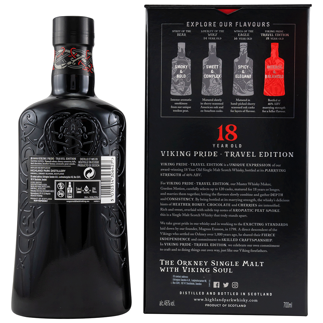 Highland Park 18 Jahre Viking Pride Travel Edition