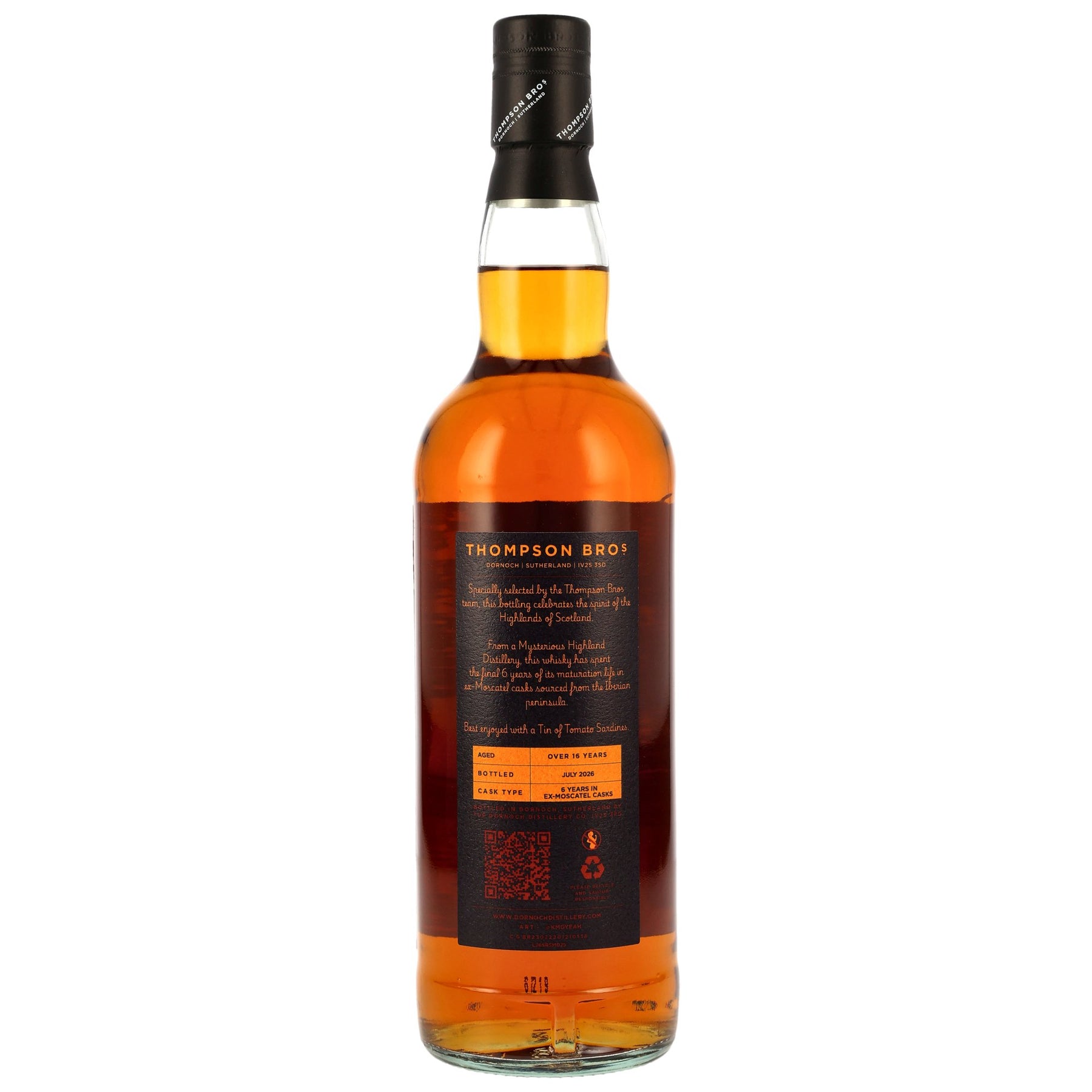 Highland Single Malt Whisky 16 Jahre - Moscatel Casks Finish - Thompson Bros.