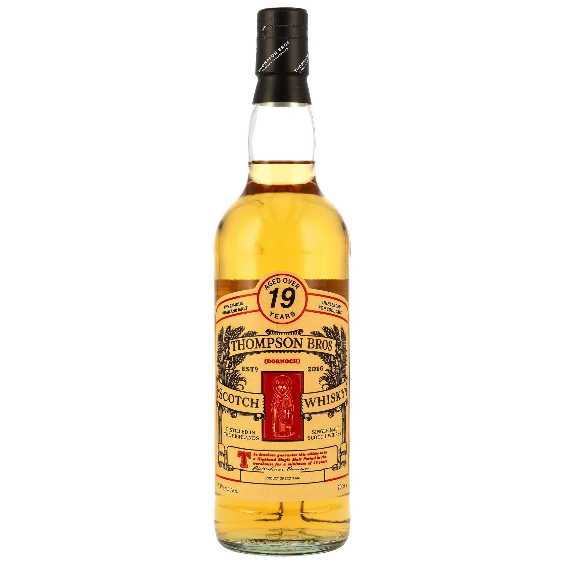 Highland Single Malt Whisky 19 Jahre - Thompson Bros.