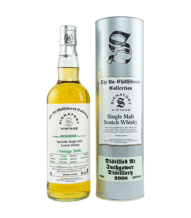 Inchgower 2008/2022 - The Un-Chillfiltered Collection - Cask 801489+801490 - Signatory Vintage
