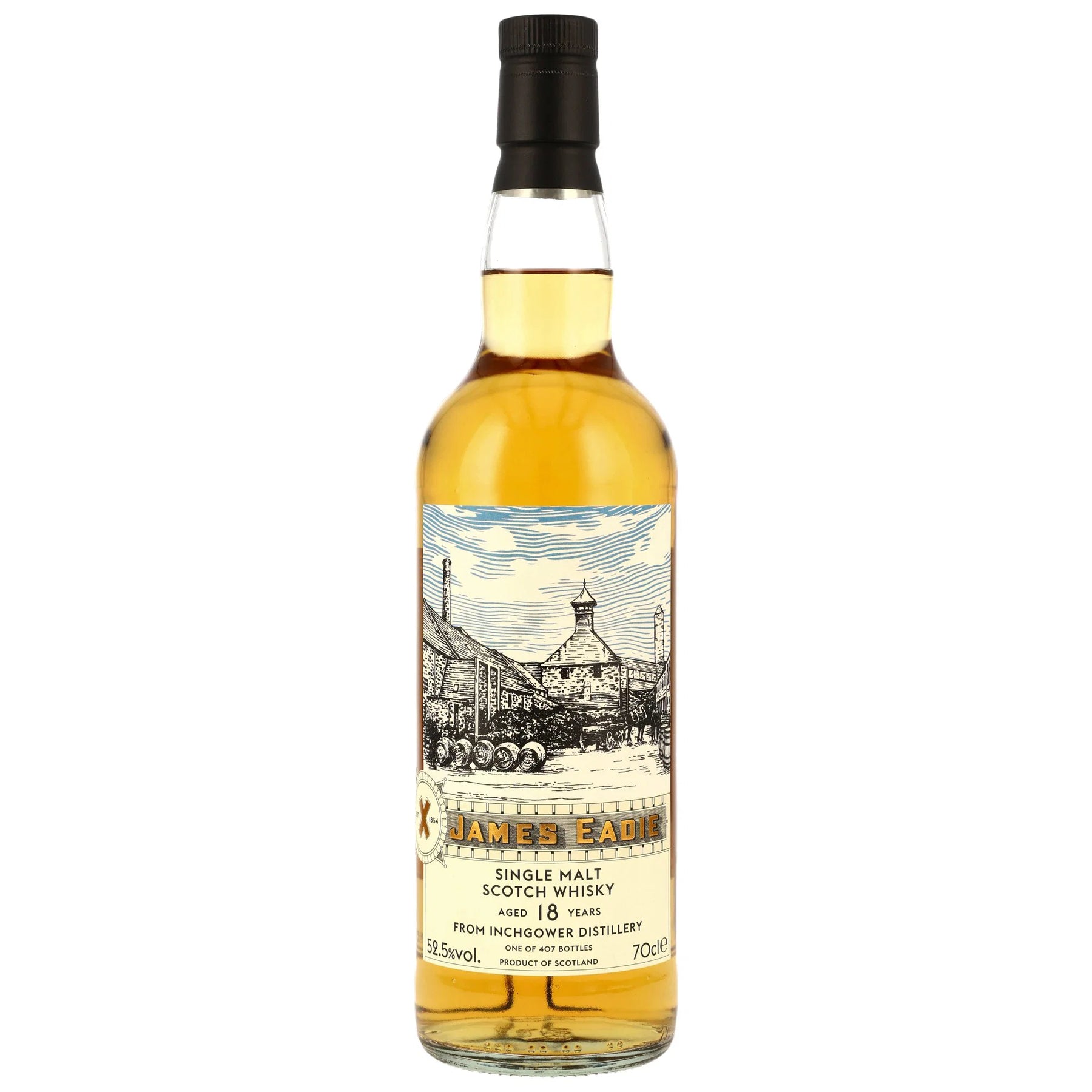 Inchgower 2007/2026 - 18 Jahre - Refill Hogshead - Fassnummer 801639 - James Eadie