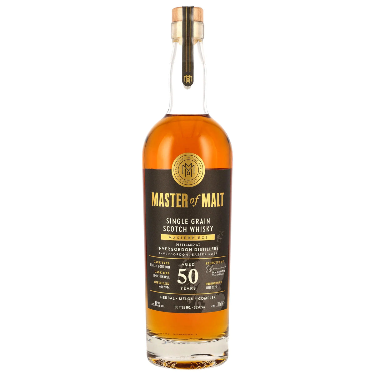 Invergordon 1974/2025 - 50 Jahre - Refill Bourbon Cask - Master of Malt
