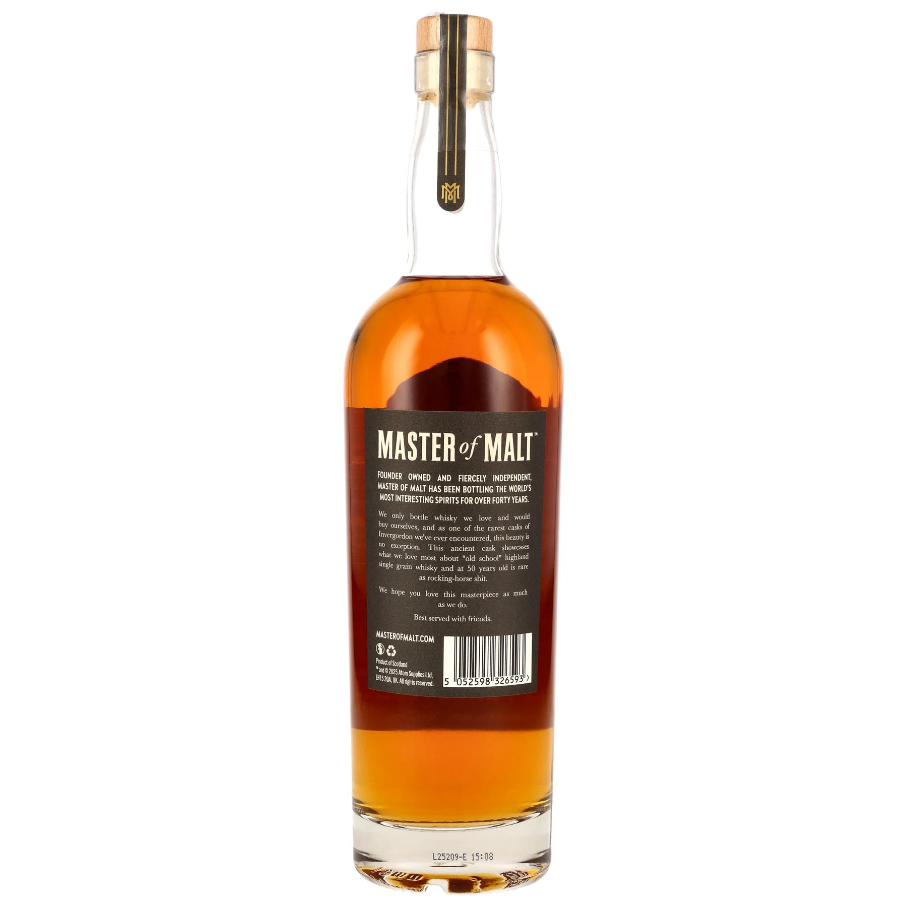 Invergordon 1974/2025 - 50 Jahre - Refill Bourbon Cask - Master of Malt