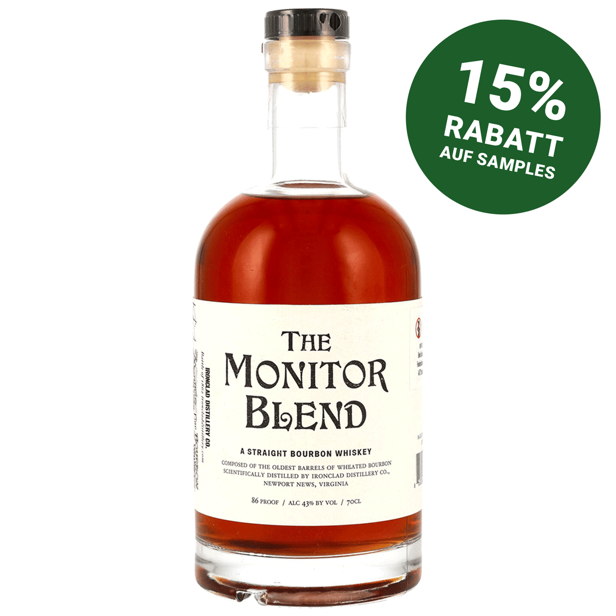 Ironclad The Monitor Blend Straight Bourbon Whiskey