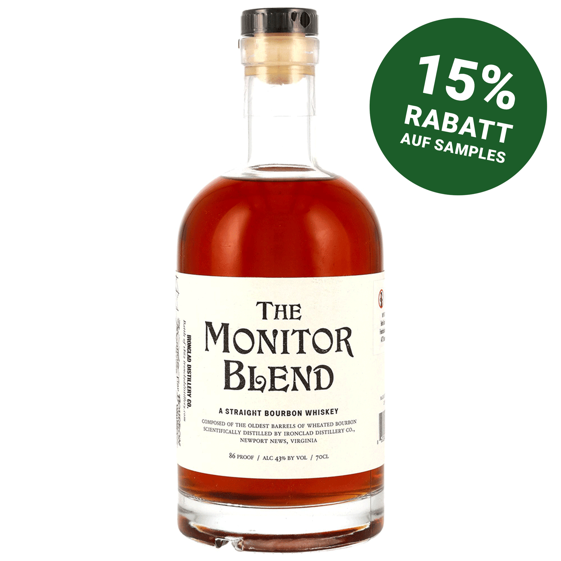 Ironclad The Monitor Blend Straight Bourbon Whiskey