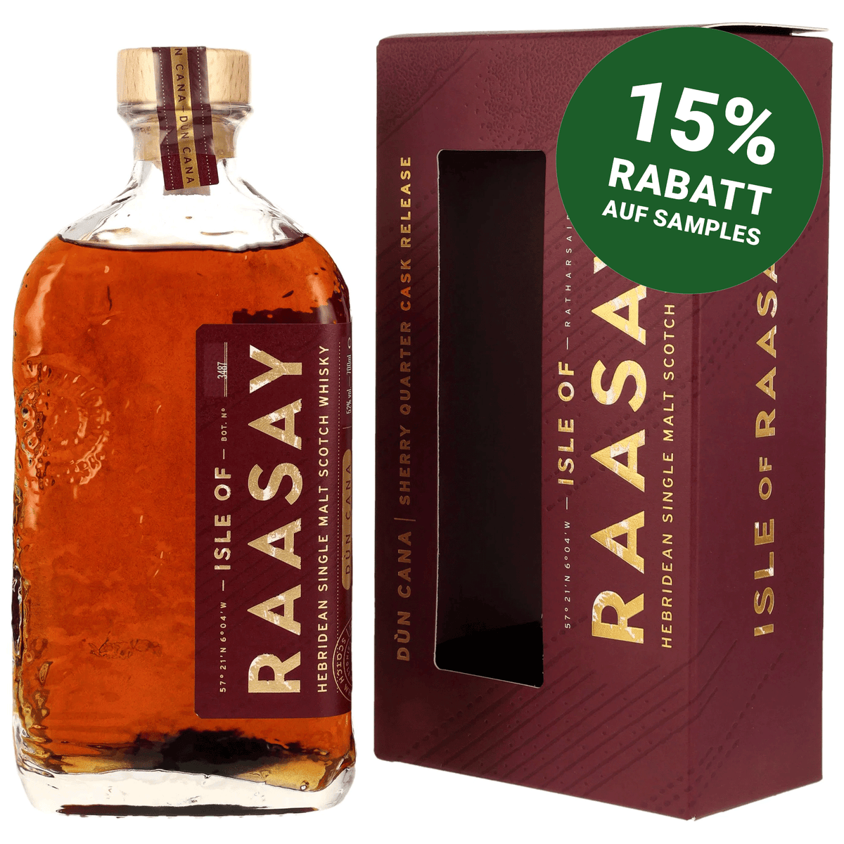 Isle of Raasay Single Malt Whisky - Dun Cana Sherry Quarter Cask