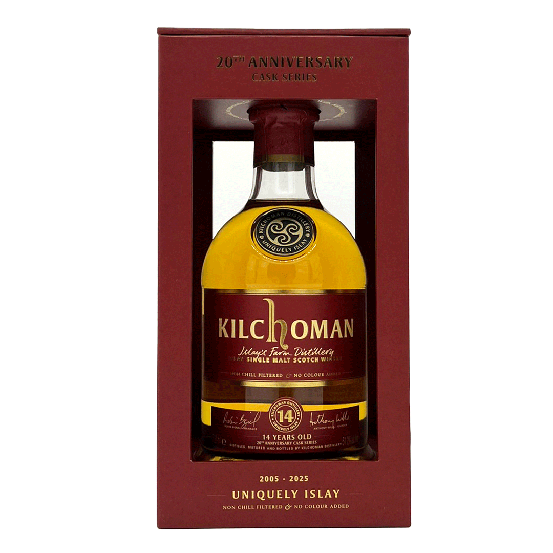 Kilchoman 14 Jahre - Ex-Bourbon - Fassnummer 403+422+498+750+800 - 20th Anniversary Cask Series