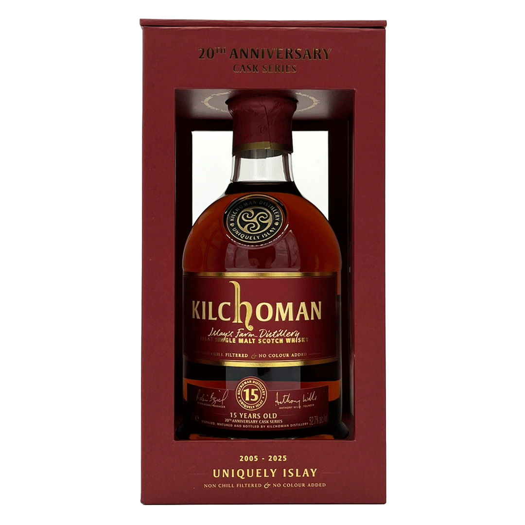 Kilchoman 15 Jahre - Ex-Sherry Butts - Fassnummer 644+670+16+444+513 - 20th Anniversary Cask Series