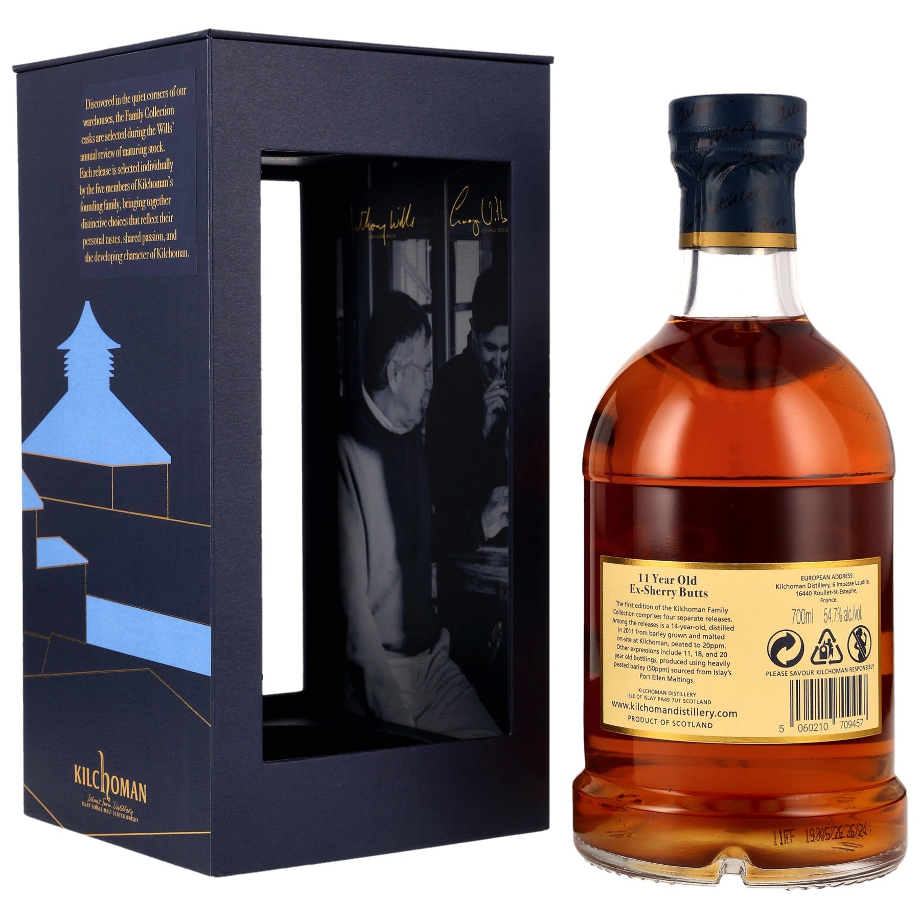 Kilchoman 11 Jahre - Family Collection - Sherry Cask - 50 ppm - Heavily Peated