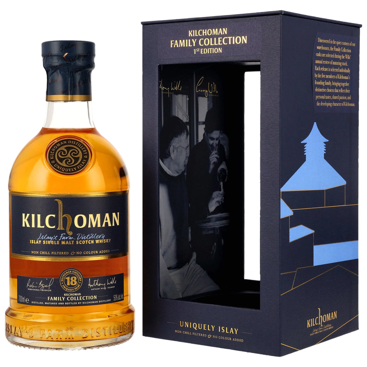 Kilchoman 18 Jahre - Family Collection - Bourbon Cask - 50 ppm - Heavily Peated